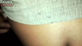 Bruna Santiny 18+ enjoys big guy in the park 😏