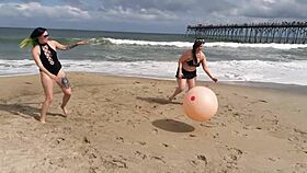 Lovely Ladies Beach Photoshoot In Bikinis