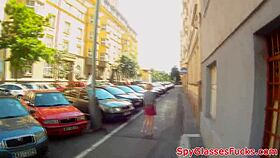 i picked up this euro sweetie and jizzed all over her small 18+ tits in doggystyle, missionary, and pov