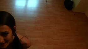 i picked up this euro sweetie and jizzed all over her small 18+ tits in doggystyle, missionary, and pov