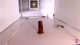 Hypnotized blonde hurries to the glory hole, sucking and swallowing multiple thick loads with eagerness.