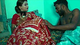 אישה הודית נשואה עושה סקס קשוח קשה עם אחי החורג בתפקיד