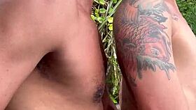 two guys fucking bareback on the african beach