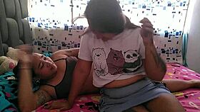 Disillusioned with Men, I Explore with My Stepsister - Touching, Kissing, and Masturbating!