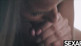 See this cute girl climax in hot 69 with hung lover