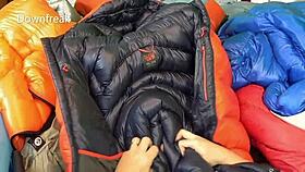 20 Down Jackets In An Inflatable Pool.