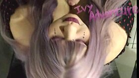 bbw e-girl sucking a big cock - ivy adventure