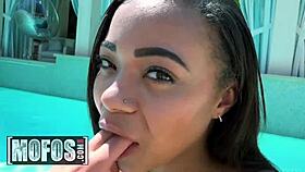 Watch Adrian Maya Get Plowed Poolside!