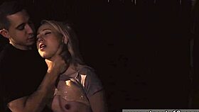 Teen Babe Dominates Old Man in Bondage, Poor Goldie Bound Tight