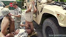 Gangbanged by gay soldiers?