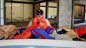 20 Down Jackets In An Inflatable Pool.