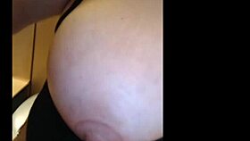 Watch the needle piercing the nipples in detail