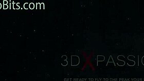 Curious how this sci-fi futanari dominates a busty girl in 3D?