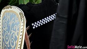 In this reality scene, a gay amateur bodybuilder gives a blowjob to a muscular European guy.