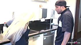 Tight Tini Forced to Fuck at Work!