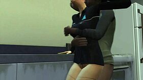 Android Endures Anal And Oral In 3D Cartoon Game With Machines