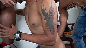 I join the gay gangbang with colombian venezuelan peruvian assfucking
