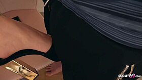 Kiara Lord, big boobs ginger girl, gets rough facial from big dick German guy