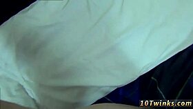 I'm watching these two twinks filming their raw gay fuck.