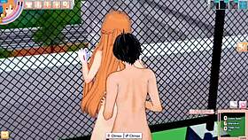 I-I play hent game koikatu with asuna sao