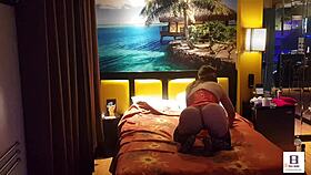 Peruanita EN Corset Rojo shares an intimate moment with her couple.