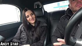 Man, that McDrive chick got slammed hard and cum splashed in her milkshake! Wild!