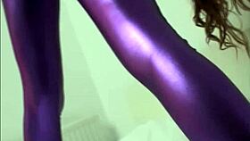 i like the little 18+ purple pvc panties you got for me, babe. so sexy on that blonde ass.