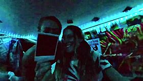 Blonde camper strips naked for big cock fun in alaska wilderness