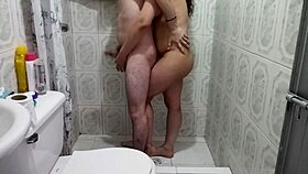 Damn! I know this is wrong, but I caught my neighbor in the bathroom!