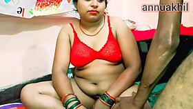 Desi priya bhabhi's ass fucked hard in doggy style.