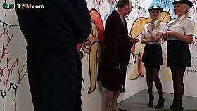 i watched the police ladies jerking cocks at the gloryhole orgy, it was so hot!!