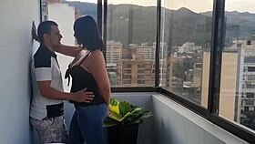 Colombian girl sells her house and gets fucked hard.