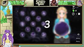 princess zelda gives a blowjob to the hero in this cartoon cumshot scene