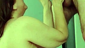 mature woman intensely sucks huge cock early morning