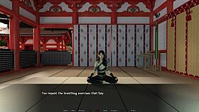 I-I play forbidden dojo, part three, with small tits exposed.