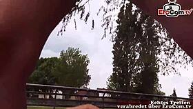 deutsche dicke titten amateur schlampe brunette beim outdoor usertreffen pov