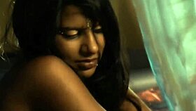 Indian girl gives erotic blowjob with music instructions