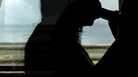 Namorada Sucks Deep With Cum Bath!