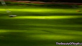 Sensual teens kissing passionately