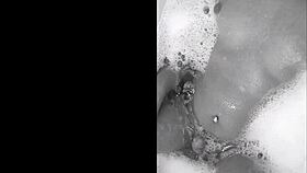 Brazilian Amateurs Playing In The Bathtub, Teasing For Cumshot?