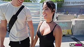megan fiore's public anal tunnel gets pounded hard