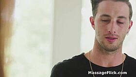 oily teen redhead masseuse gives deepthroat in shower