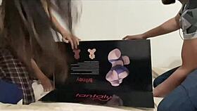 Unboxing this realistic Tantaly Britney doll for my girlfriend, with big tits and monster cock anal surprises.