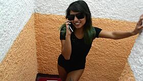 Mexican Girl Sucks Cock in Nude Scene with Big Tits and Pussy.