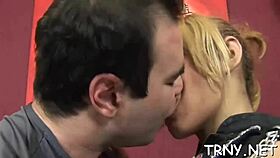 Exposed Transsexual Delivers Intense Blowjob in Hardcore Scene