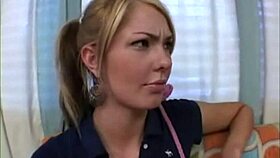 Sexy Young Skinny Blonde's First Fuck