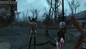 yo, check this fallout 4 extreme bdsm fashion with a cute teen brunette, it's wild!