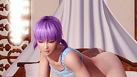 Ayane's gravure studio session captures her nude curves in the bedroom