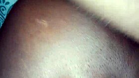 thick cumshot from side fuck ebony chick