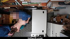 Lexi Lovell Caught Stealing from Store, Officers Rip Clothes and Punish Her